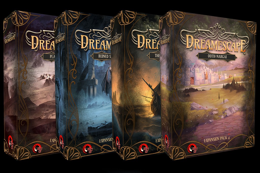 DreamQuest Expansions boxes