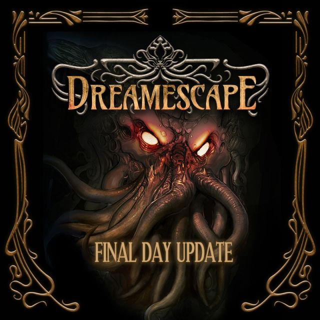 😻We’ve just posted the final update for the DreamEscape campaign! 

🙏Thank you to everyone that has backed the project so far, we appreciate you supporting the game we’ve been working on for the last 4 years.

⏲️If you’ve not yet backed, there are less than 8 hours remaining in the campaign, so head on over to the campaign page and choose your pledge level before it’s too late!

Link in bio☝️
.
.
.
.
.
.
#DreamEscape #Gamefound #Cthulhu #BoardGames #ChooseYourOwnAdventure